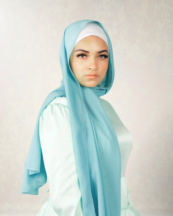 Georgette Chiffon - Sky Blue