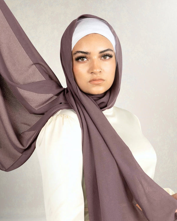 Georgette Chiffon - Mauve