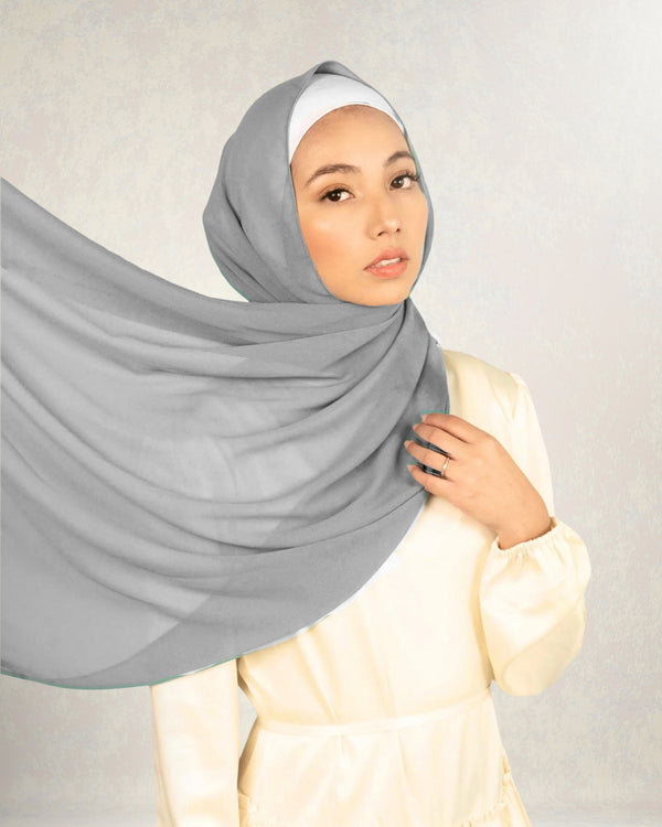 Georgette Chiffon - Grey